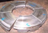 Kingsbury thrust pads babbitt bearing repair